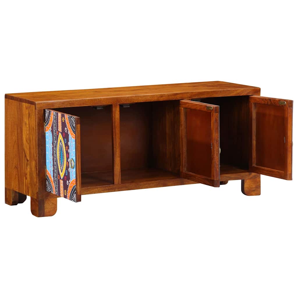 vidaXL Shoe Bench Honey Brown 100 x 35 x 45 cm Acacia Solid Wood