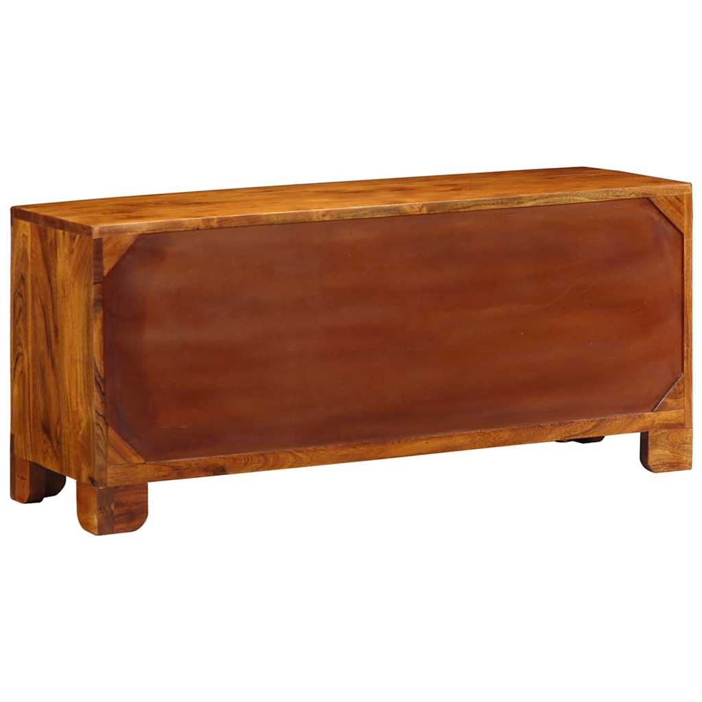 vidaXL Shoe Bench Honey Brown 100 x 35 x 45 cm Acacia Solid Wood