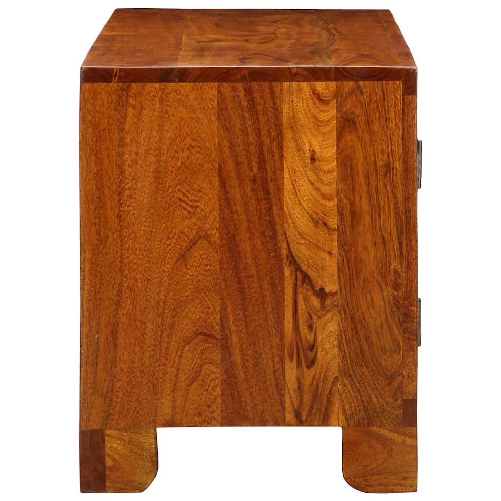 vidaXL Shoe Bench Honey Brown 100 x 35 x 45 cm Acacia Solid Wood