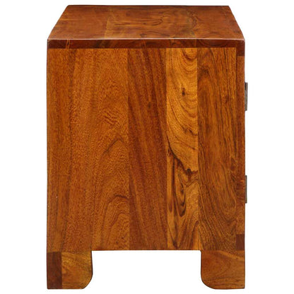 vidaXL Shoe Bench Honey Brown 100 x 35 x 45 cm Acacia Solid Wood