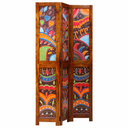 vidaXL Room Divider Honey Brown 105 x 1.5 x 180 cm Solid Acacia Wood
