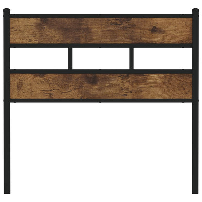 vidaXL Replace Headboard Smoked Oak 75 cm Iron and Engineered Wood