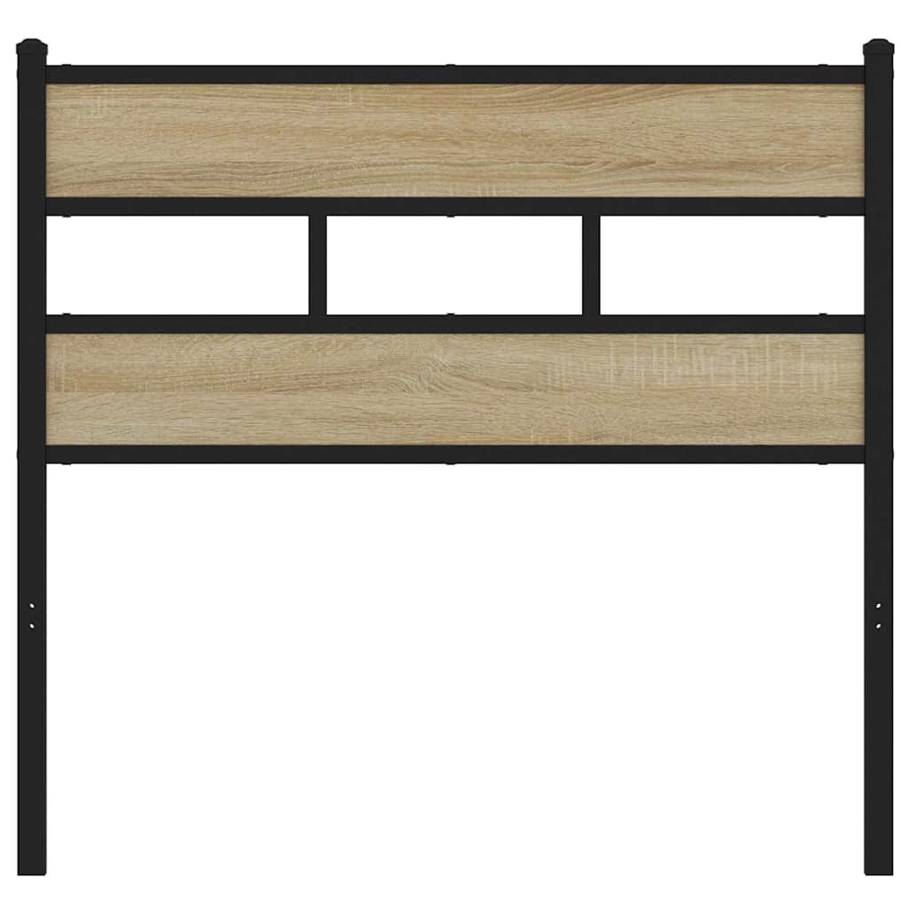 vidaXL Replace Headboard Sonoma Oak 90 cm Iron and Engineered Wood
