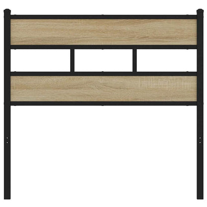 vidaXL Replace Headboard Sonoma Oak 90 cm Iron and Engineered Wood