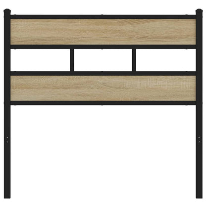 vidaXL Replace Headboard Sonoma Oak 107 cm Iron and Engineered Wood