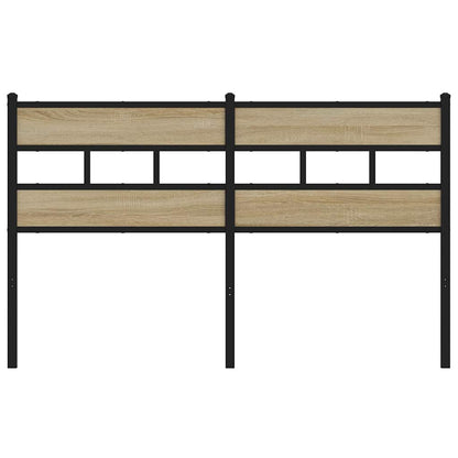 vidaXL Replace Headboard Sonoma Oak 140 cm Iron and Engineered Wood