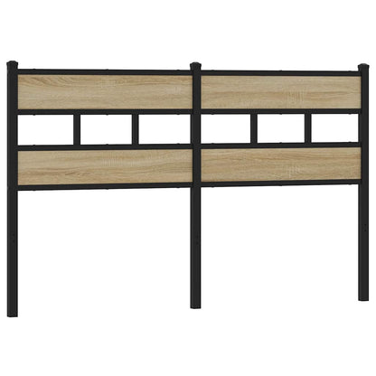 vidaXL Replace Headboard Sonoma Oak 150 cm Iron and Engineered Wood