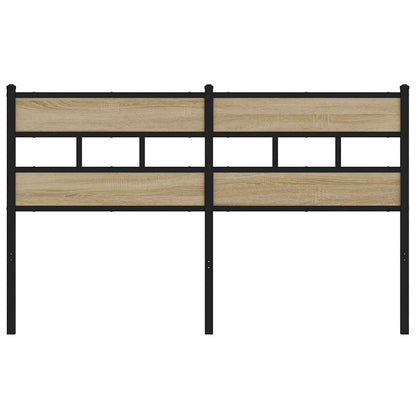 vidaXL Replace Headboard Sonoma Oak 150 cm Iron and Engineered Wood