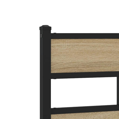 vidaXL Replace Headboard Sonoma Oak 150 cm Iron and Engineered Wood