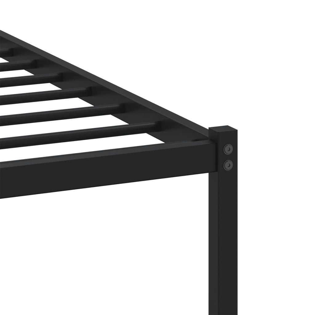 vidaXL Bed Frame without Mattress with Headboard Brown Oak 200x200 cm