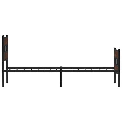 vidaXL Bed Frame without Mattress with Headboard and Footboard 100x190 cm