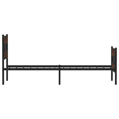 vidaXL Bed Frame without Mattress with Headboard and Footboard 107x203 cm