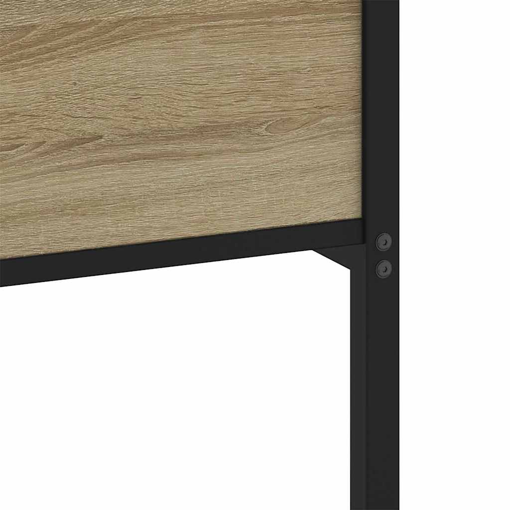 vidaXL Bed Frame without Mattress Sonoma Oak 80x200 cm Engineered Wood