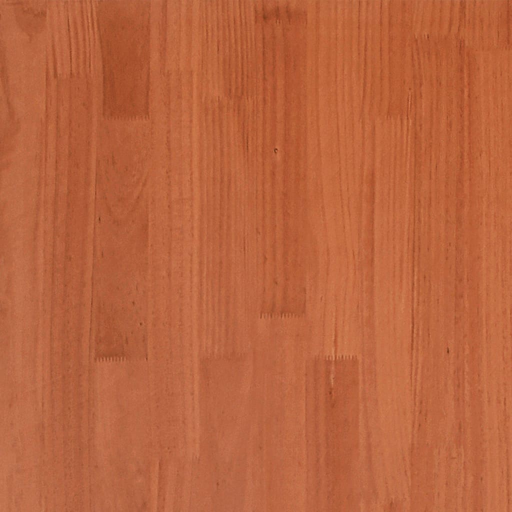 vidaXL Bed Frame without Mattress Wax Brown 160x200 cm Solid Wood Pine
