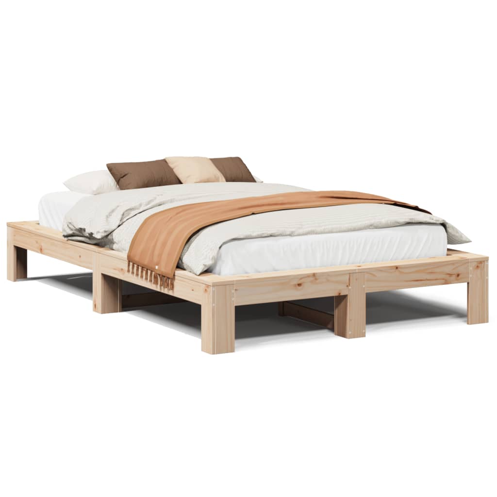 vidaXL Bed Frame without Mattress 120x200 cm Solid Wood Pine