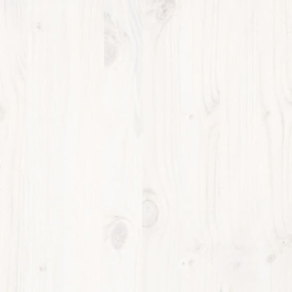 vidaXL Bed Frame without Mattress White 140x190 cm Solid Wood Pine