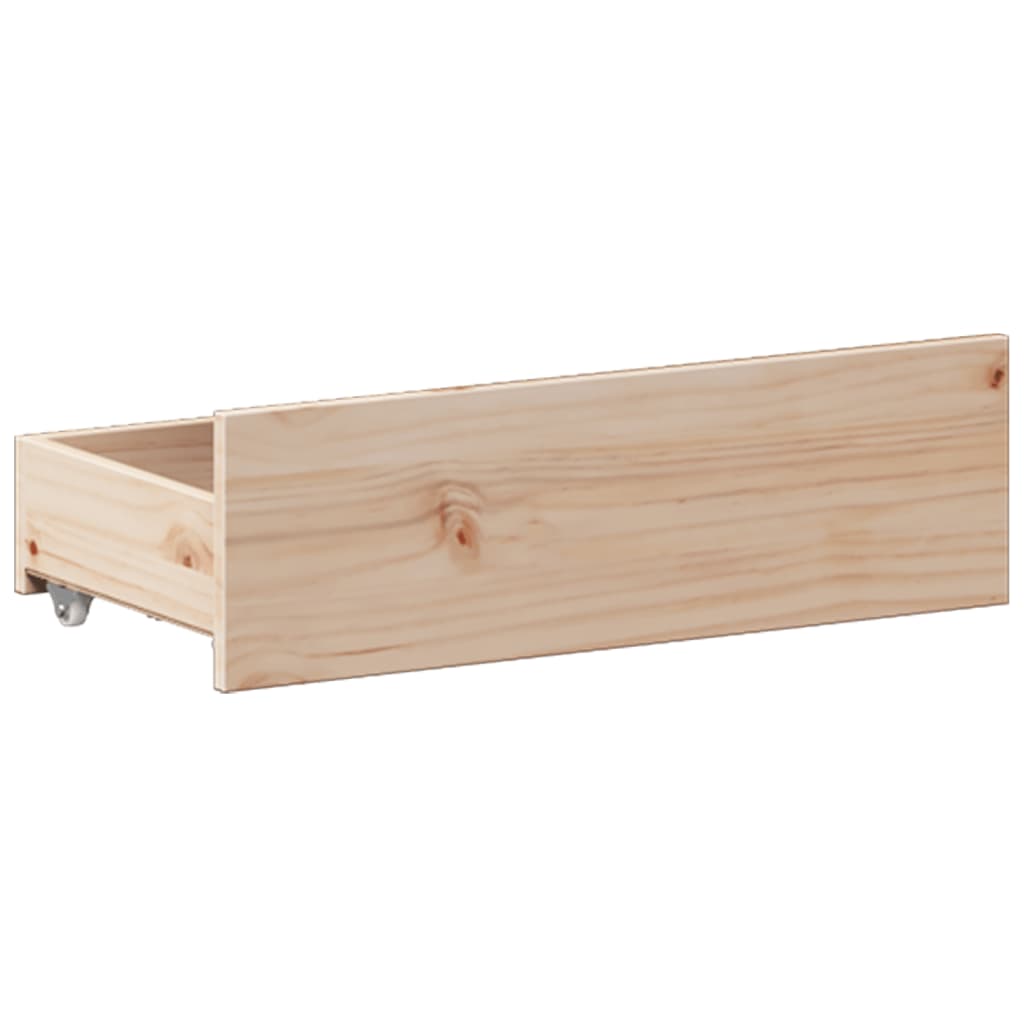 vidaXL Bed Frame | Natural Wood | Solid Pine Wood | Super King | Bed Frame