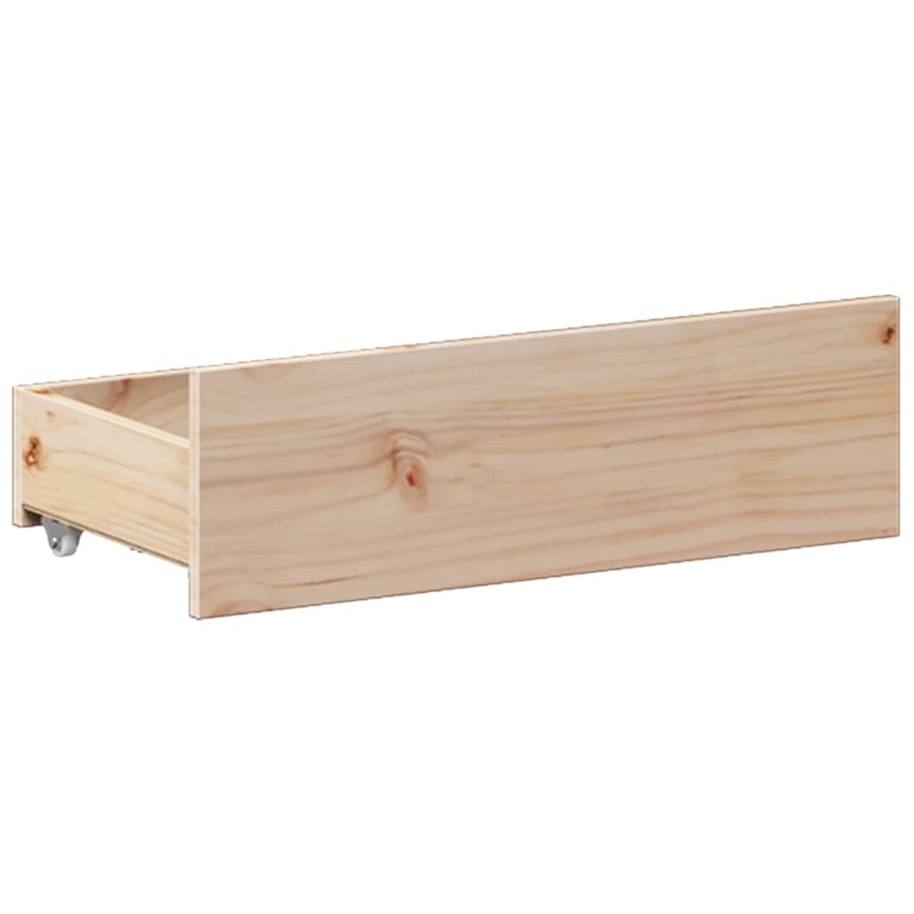 vidaXL Bed Frame without Mattress with Headboard 160x200 cm Solid Wood Pine