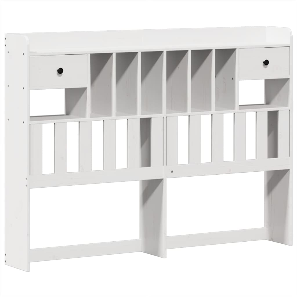 vidaXL Bed Frame without Mattress White 140x200 cm Solid Wood Pine