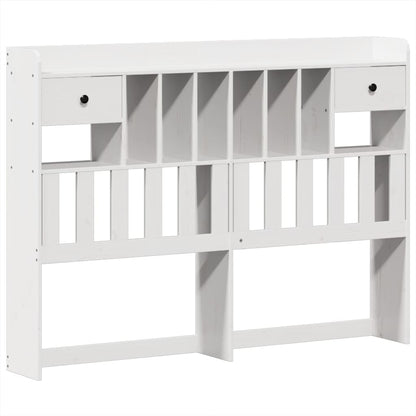 vidaXL Bed Frame without Mattress White 140x200 cm Solid Wood Pine