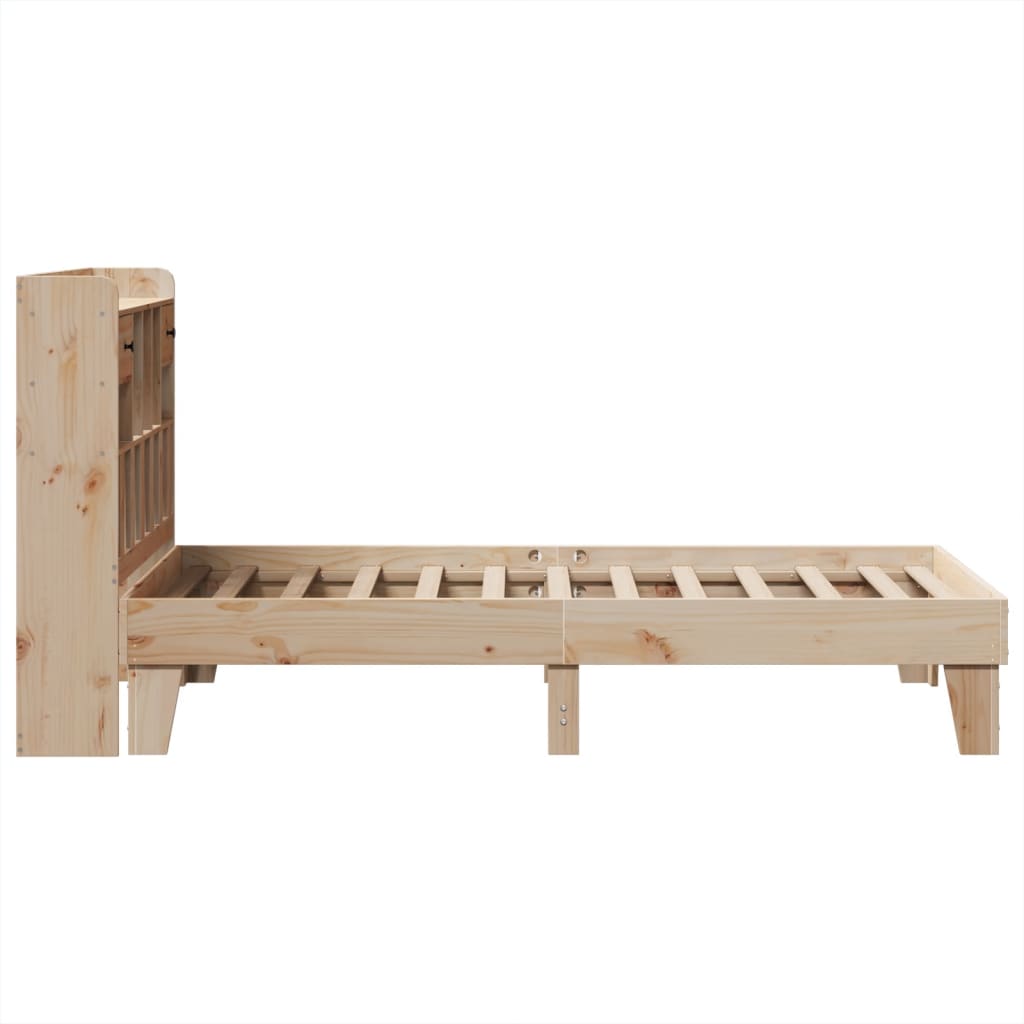 vidaXL Bed Frame without Mattress 100x200 cm Solid Wood Pine