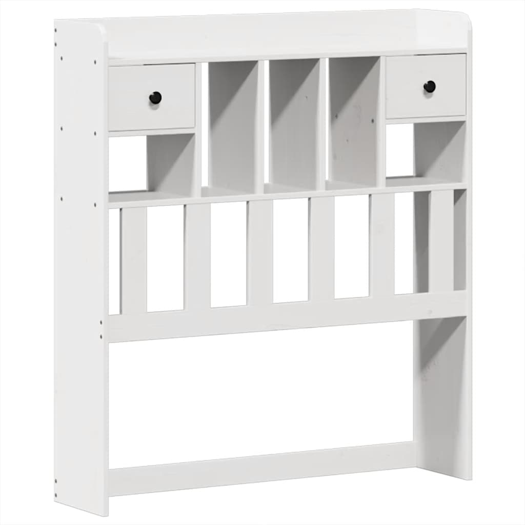 vidaXL Bed Frame without Mattress White 90x200 cm Solid Wood Pine
