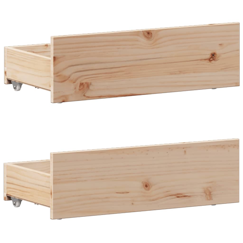 vidaXL Bookcase Bed without Mattress 75x190 cm Small Single Solid Wood Pine