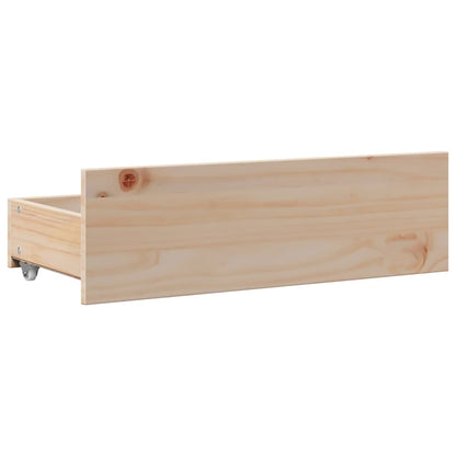 vidaXL Bookcase Bed without Mattress 75x190 cm Small Single Solid Wood Pine