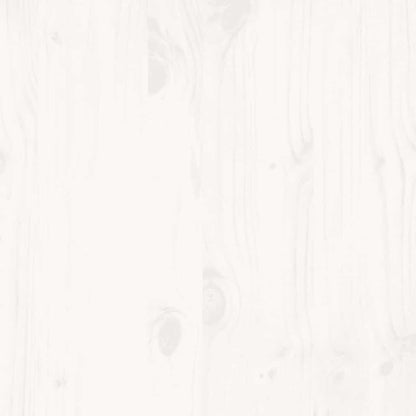 vidaXL Bed Frame without Mattress White 140x200 cm Solid Wood Pine