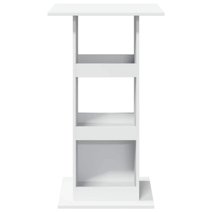 vidaXL Bar Table with Storage White 60x60x102 cm Engineered Wood