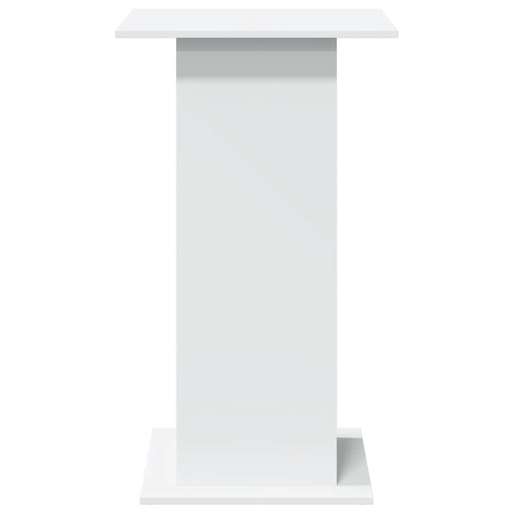 vidaXL Bar Table with Storage White 60x60x102 cm Engineered Wood