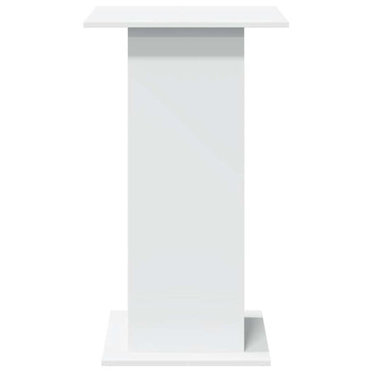 vidaXL Bar Table with Storage White 60x60x102 cm Engineered Wood