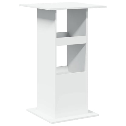 vidaXL Bar Table with Storage White 60x60x102 cm Engineered Wood