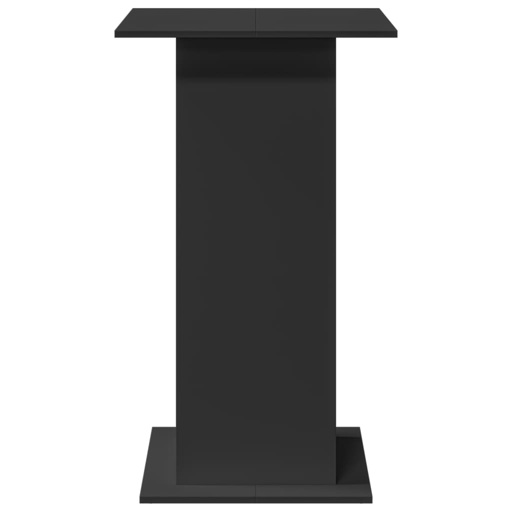 vidaXL Bar Table with Storage Black 60x60x102 cm Engineered Wood