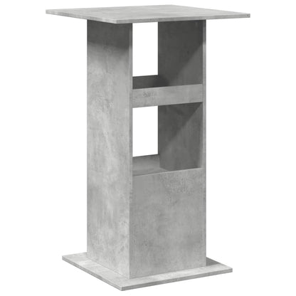 vidaXL Bar Table with Storage Concrete Grey 60x60x102 cm Engineered Wood