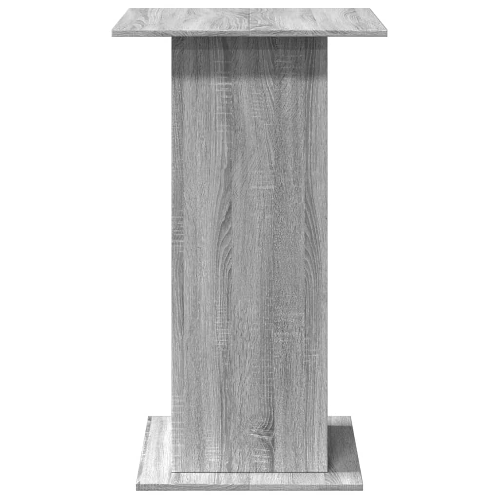 vidaXL Bar Table with Storage Grey Sonoma 60x60x102 cm Engineered Wood