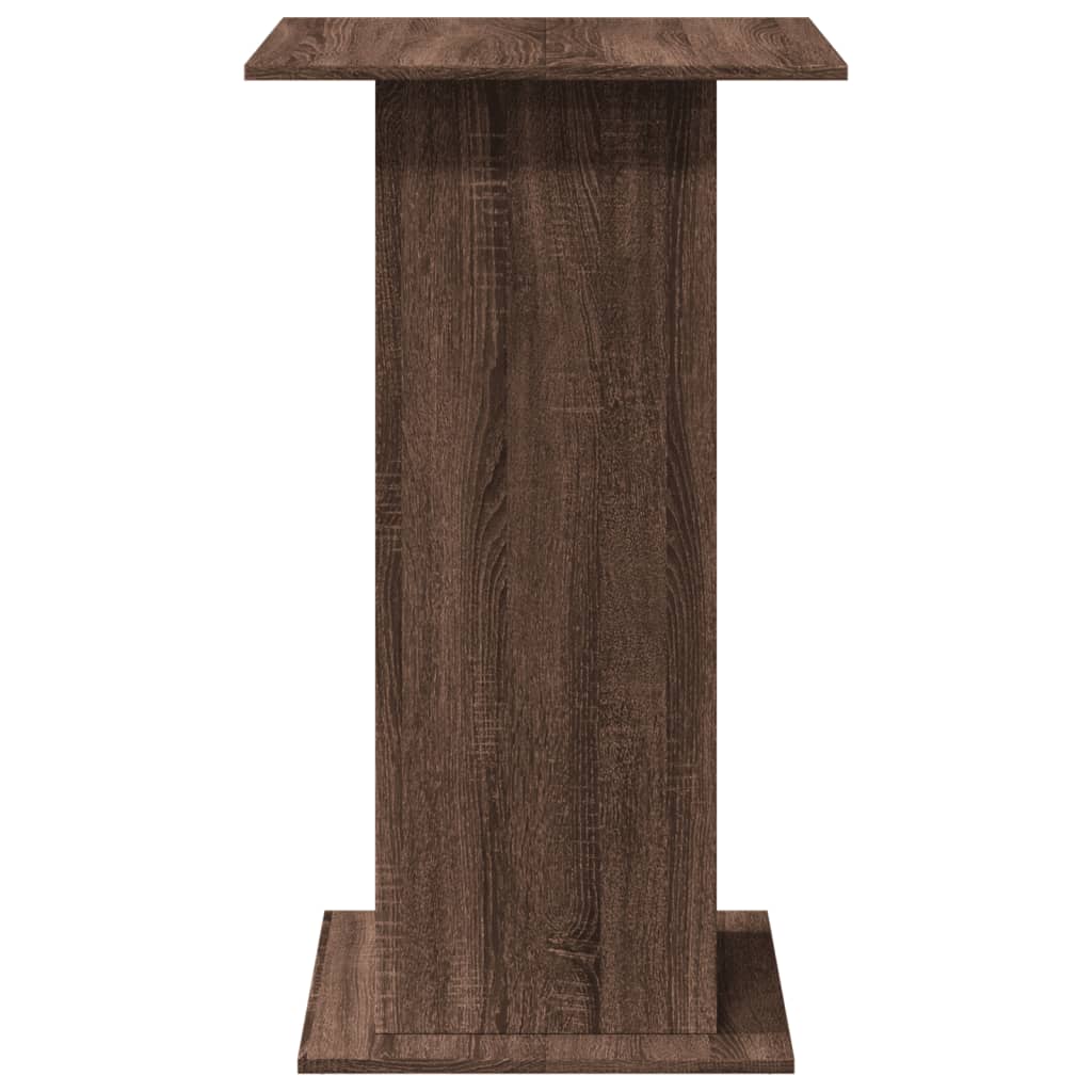 vidaXL Bar Table with Storage Brown Oak 60x60x102 cm Engineered Wood