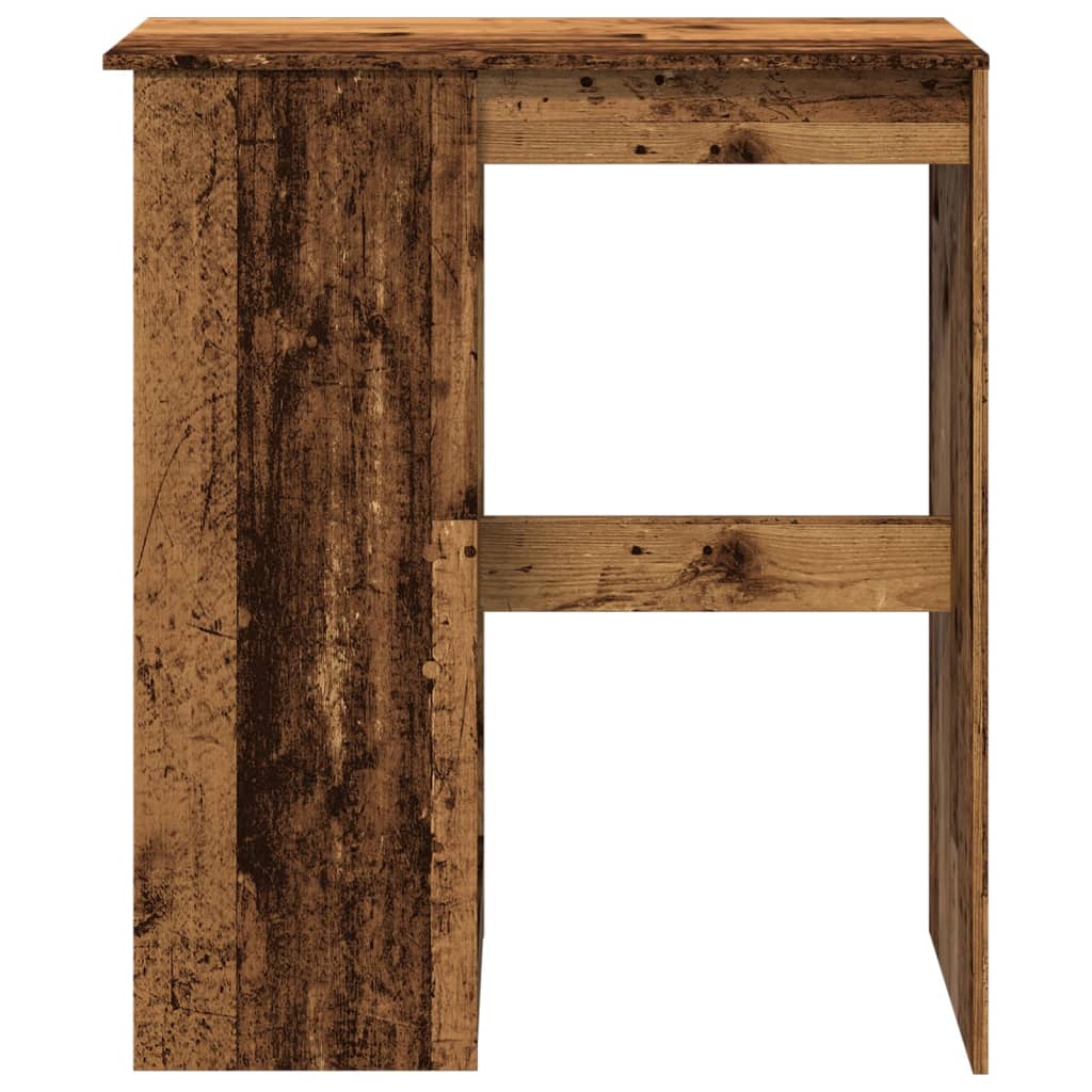 vidaXL Bar Table with Racks Old Wood 90x47.5x103.5 cm Engineered Wood