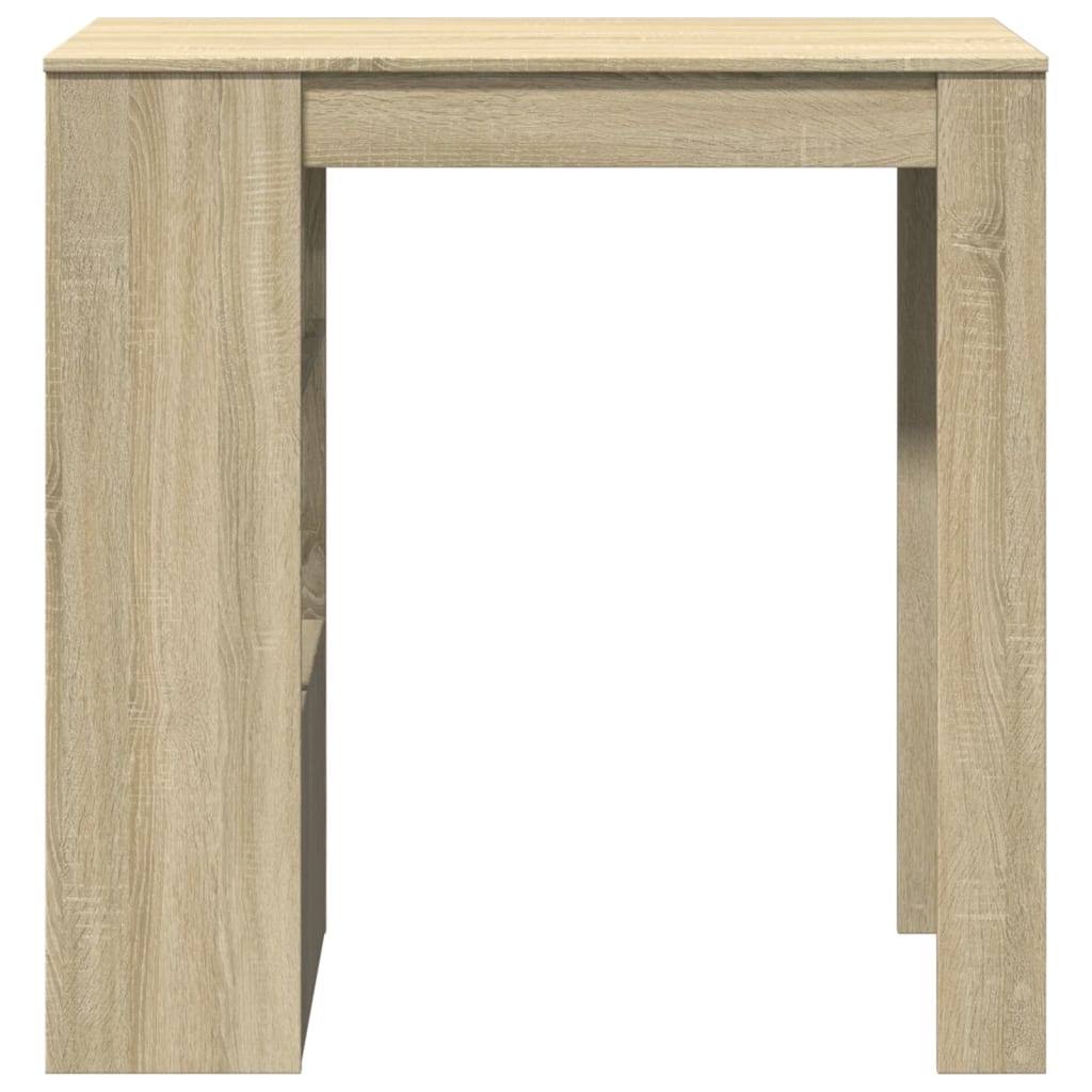 vidaXL Bar Table with Racks Sonoma Oak 102x50x103.5 cm Engineered Wood