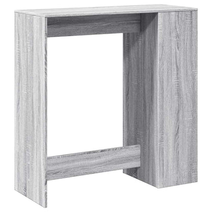 vidaXL Bar Table with Racks Grey Sonoma 101x40x103.5cm Engineered Wood