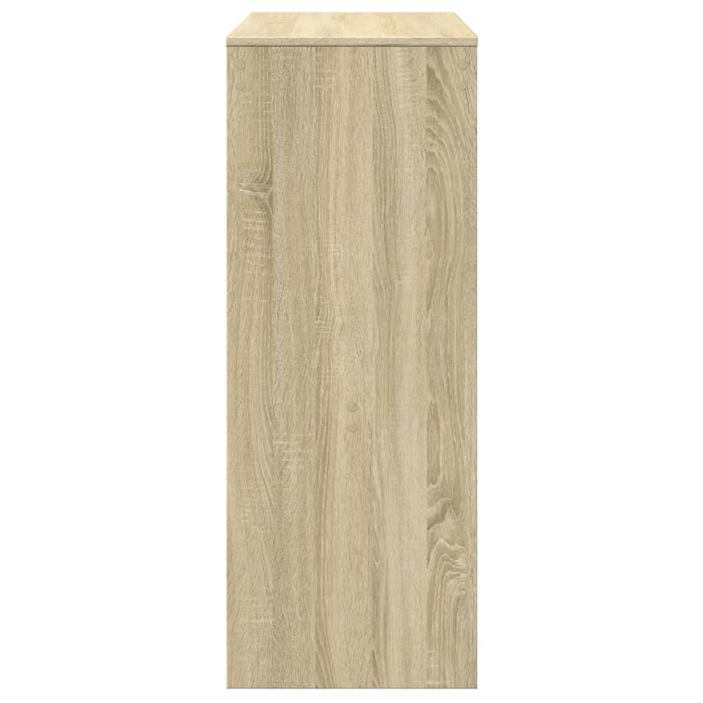 vidaXL Bar Table with Racks Sonoma Oak 90x40x103.5 cm Engineered Wood