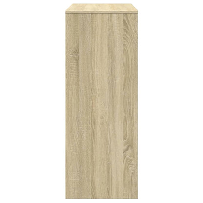 vidaXL Bar Table with Racks Sonoma Oak 90x40x103.5 cm Engineered Wood