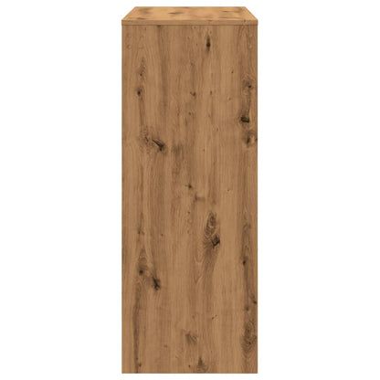 vidaXL Bar Table with Racks Artisan Oak 90x40x103.5 cm Engineered Wood