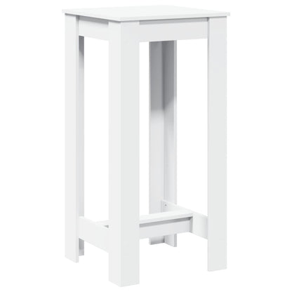 vidaXL Bar Table White 51x50x103,5 cm Engineered Wood