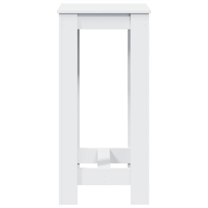 vidaXL Bar Table White 51x50x103,5 cm Engineered Wood