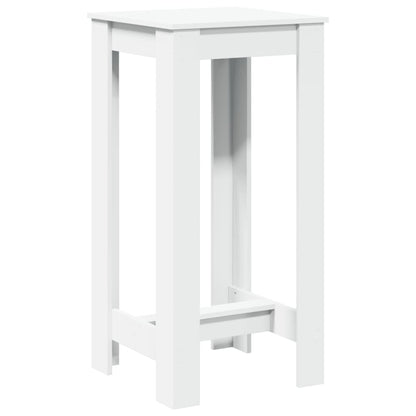 vidaXL Bar Table White 51x50x103,5 cm Engineered Wood