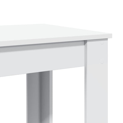 vidaXL Bar Table White 51x50x103,5 cm Engineered Wood