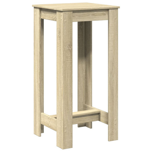 vidaXL Bar Table Sonoma Oak 51x50x103,5 cm Engineered Wood