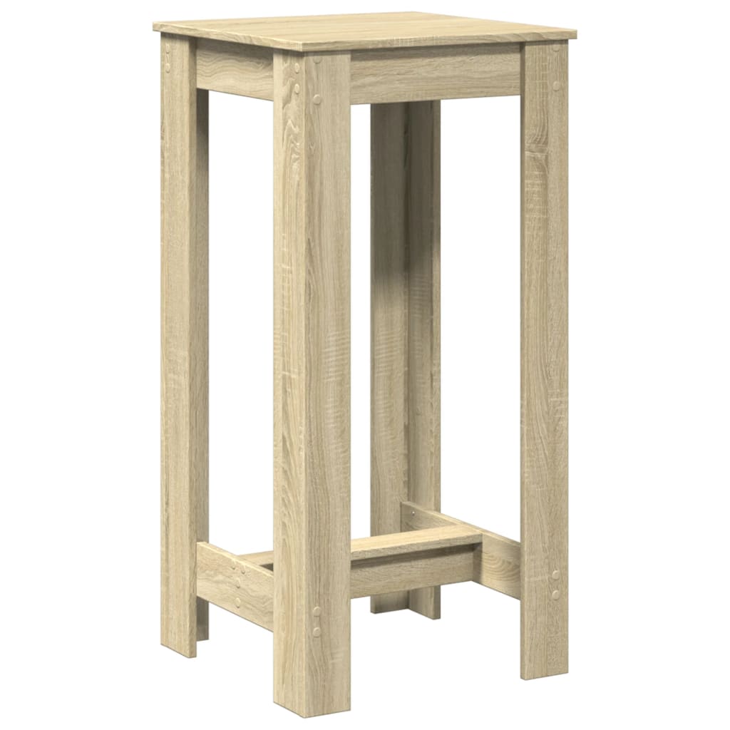 vidaXL Bar Table Sonoma Oak 51x50x103,5 cm Engineered Wood