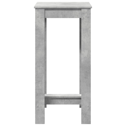vidaXL Bar Table Concrete Grey 51x50x103,5 cm Engineered Wood